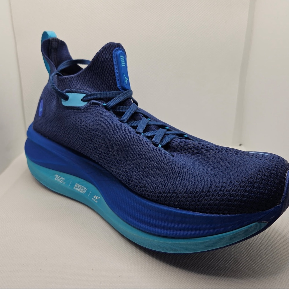 Men’s Mizuno Neo Vista Blue Running Plated Energetic Shoe Sneaker Size 9